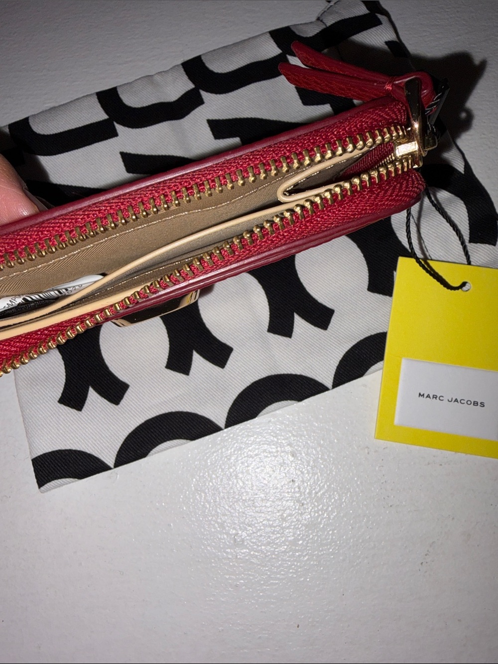 Marc Jacobs The Pebble J Top zip Multi wallet siren - Picture 3 of 3